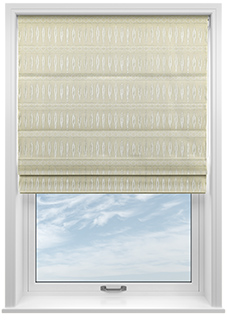 Nazca, Alabaster - Twist&Fit Roman Blind